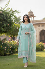 3pc Embroidered Premium Viscose Pret-SU-11
