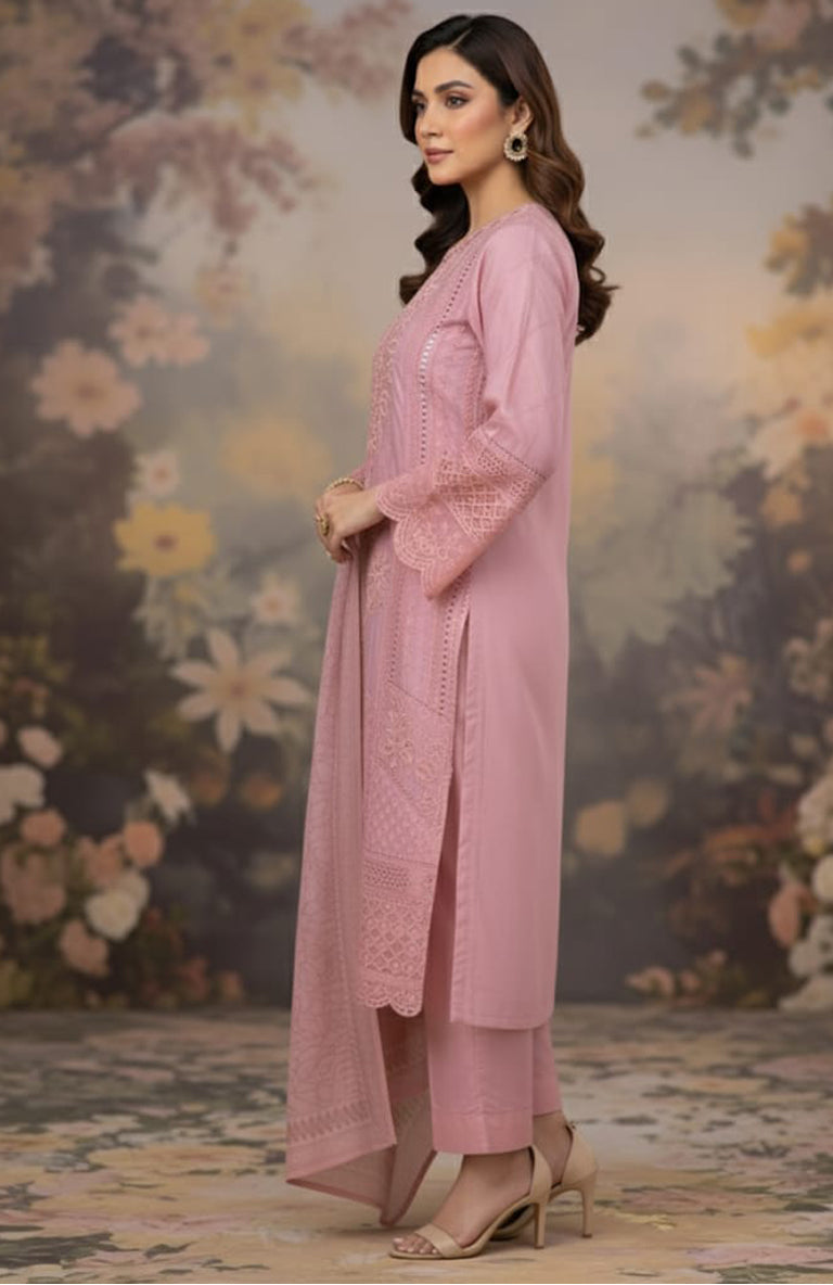 3pc Embroidered Viscose SU-08