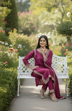 3PC Embroidered Premium Viscose Pret-SU-15