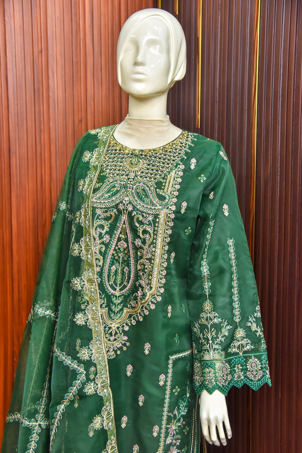 3 Piece - Embroidered Suit