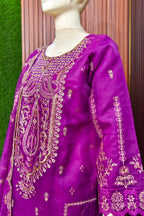 3 Piece - Embroidered Suit