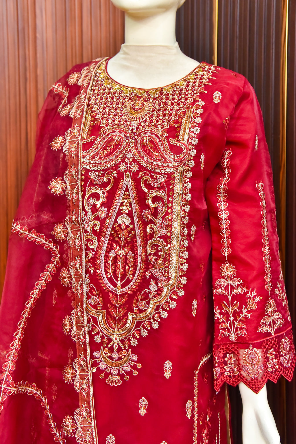 3 Piece - Embroidered Suit