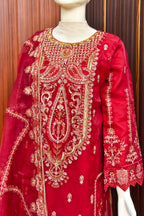 3 Piece - Embroidered Suit