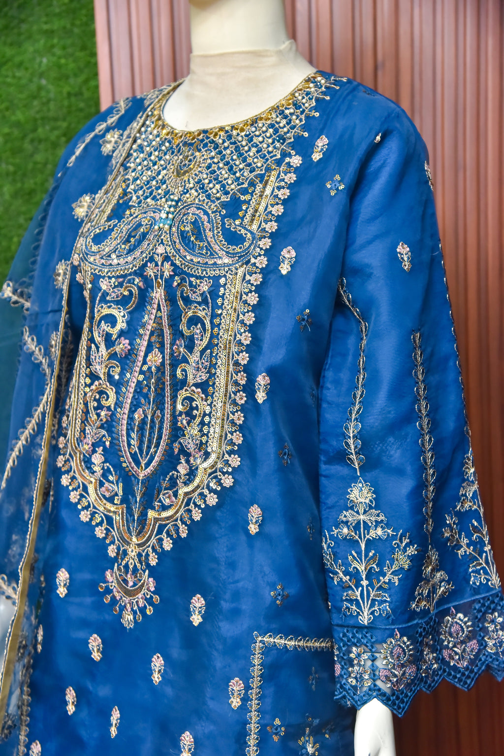 3 Piece - Embroidered Suit