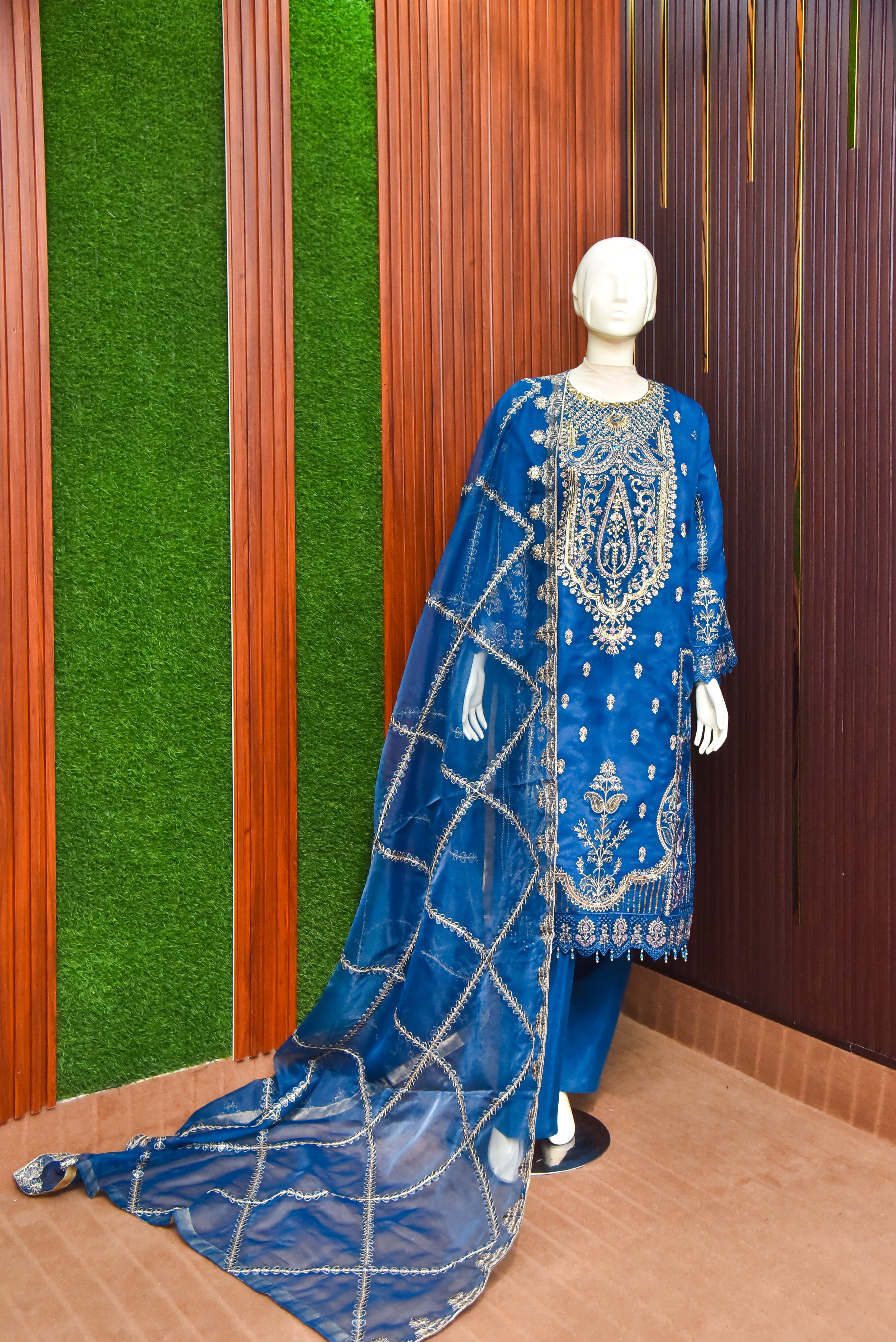 3 Piece - Embroidered Suit