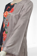 Printed Silk 2-Piece Suit