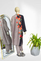 Printed Silk 2-Piece Suit