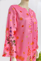 Printed Silk 2-Piece Suit