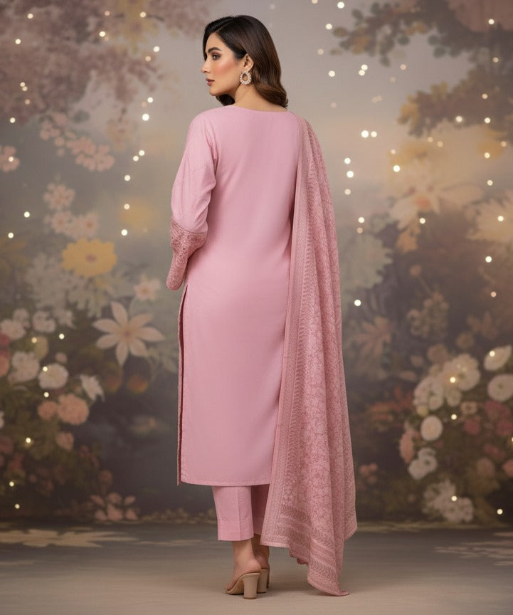 3pc Embroidered Viscose SU-08